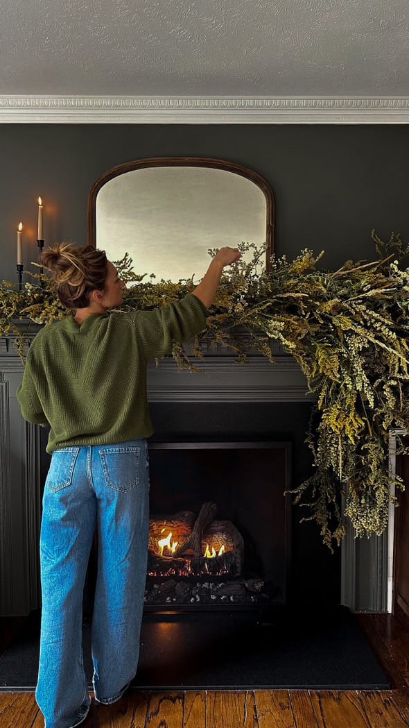 Create a Sustainable Garland From Backyard Finds