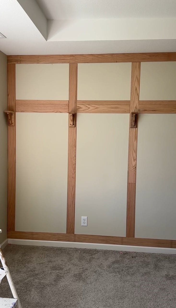 DIY Wainscoting Accent Wall