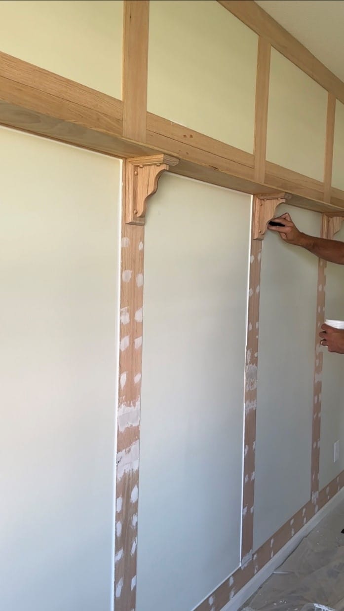 DIY Wainscoting Accent Wall