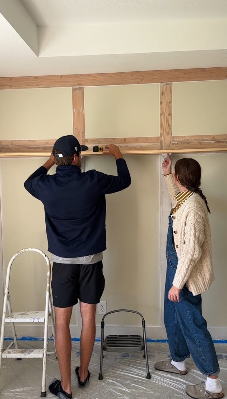 DIY Wainscoting Accent Wall