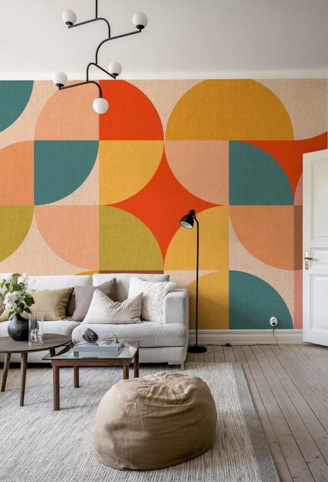 How to create your own DIY painted "wallpaper"