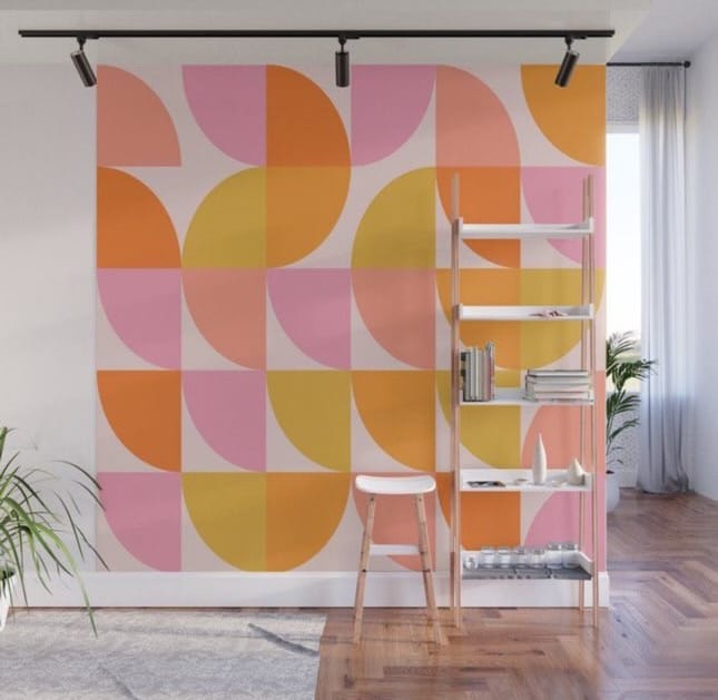 How to create your own DIY painted "wallpaper"