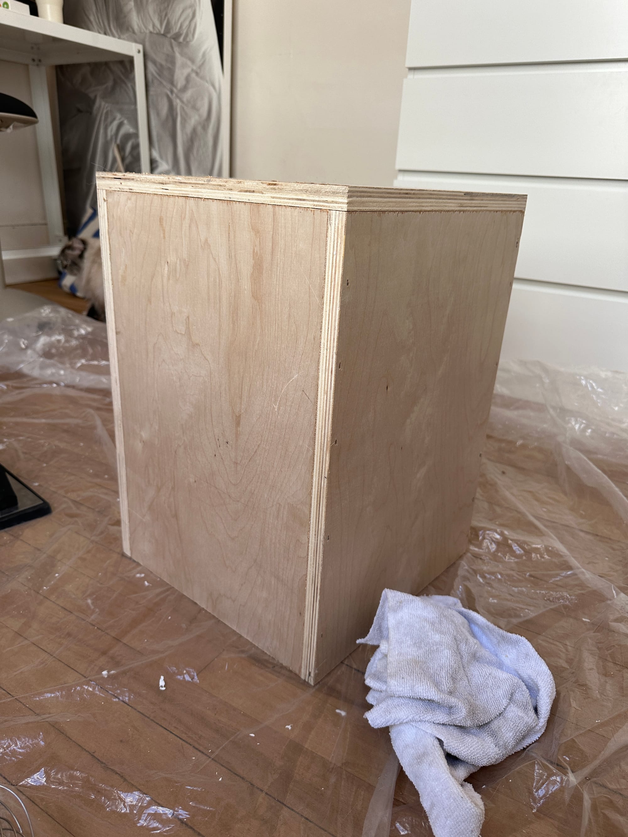 How to DIY your first tiling project: a bedside table