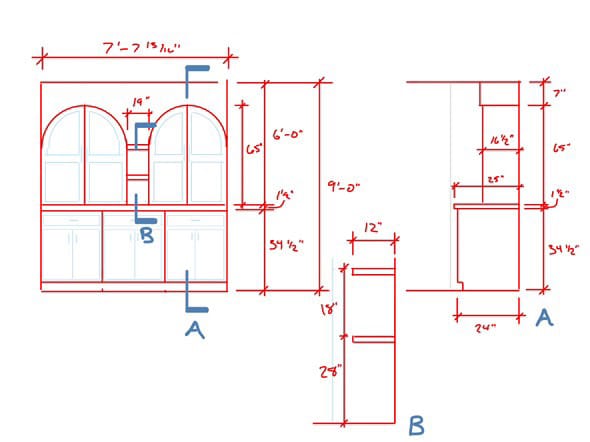 DIY Your Own Built-In Cabinets