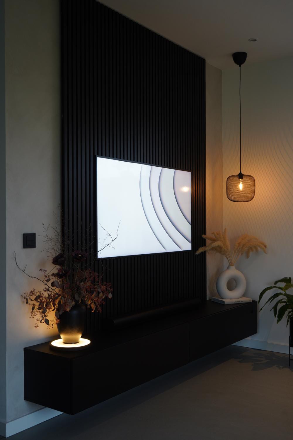 How to DIY a TV Wall With Acoustic Panels and Ambilight