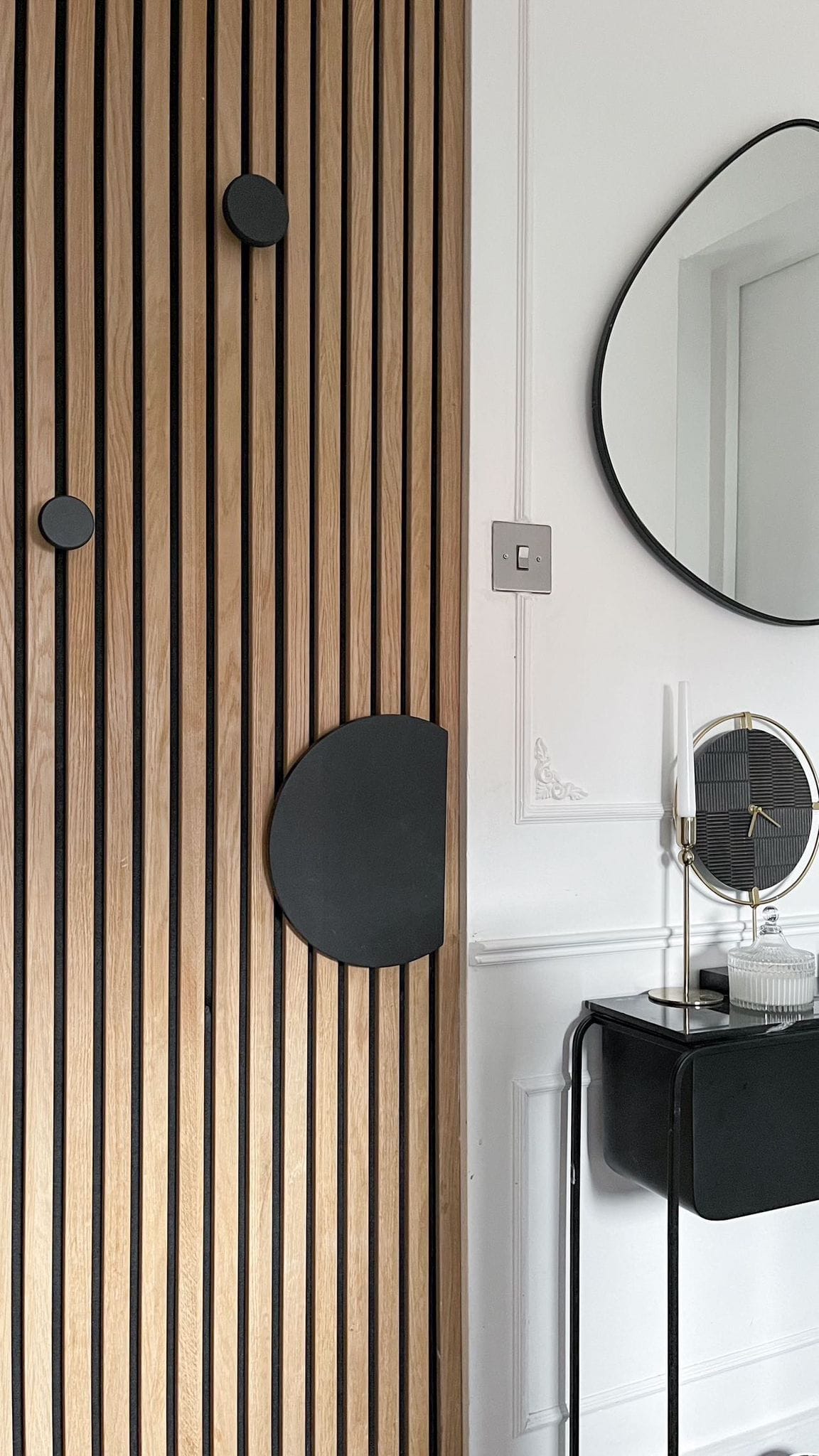 Transform White Doors with Acoustic Panels and Creative Handles